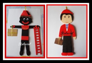 Colgadores Paje y Tirisiti navidad
