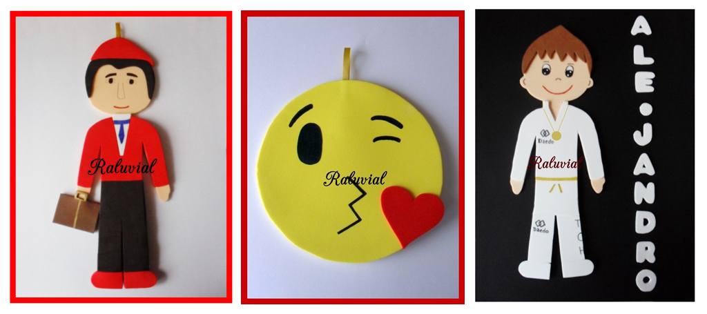Muñecos planos personalizados para regalar