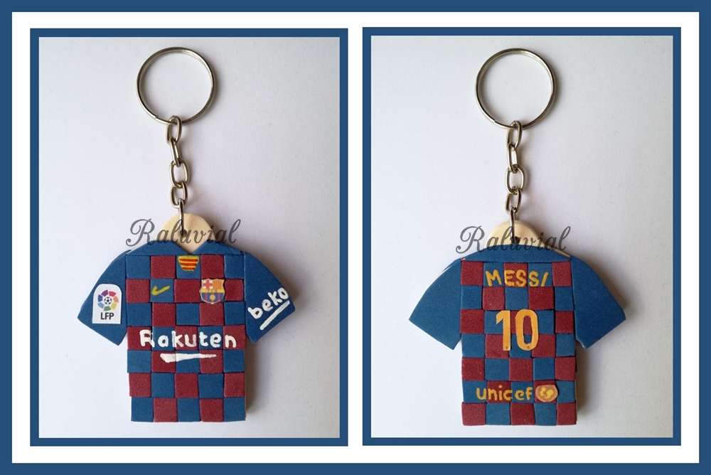 LLAVERO BARÇA CAMISETA MESSI 2019/2020