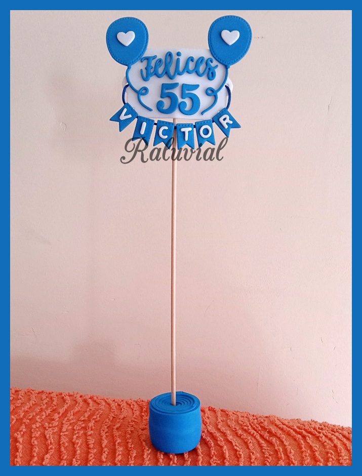 TOPPER PERSONALIZADO CUMPLEAÑOS