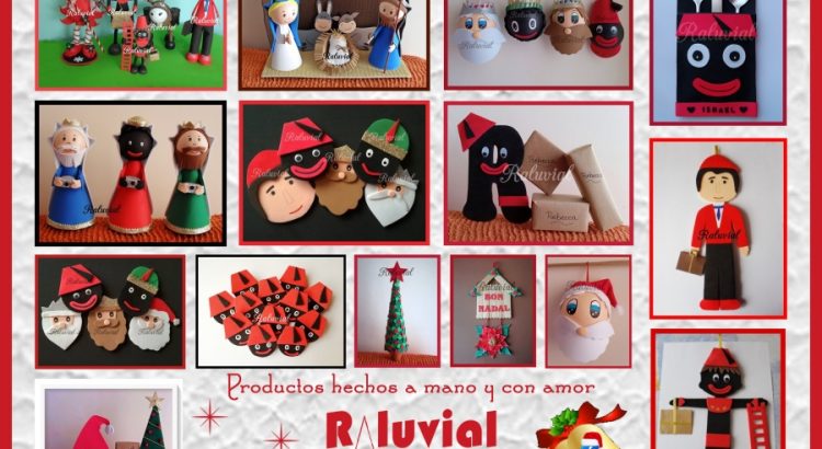 MANUALIDADES NAVIDEÑAS PERSONALIZADAS RALUVIAL
