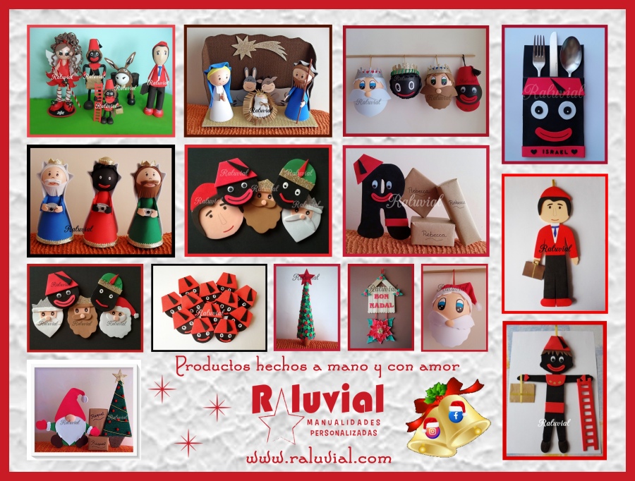 MANUALIDADES NAVIDEÑAS PERSONALIZADAS RALUVIAL